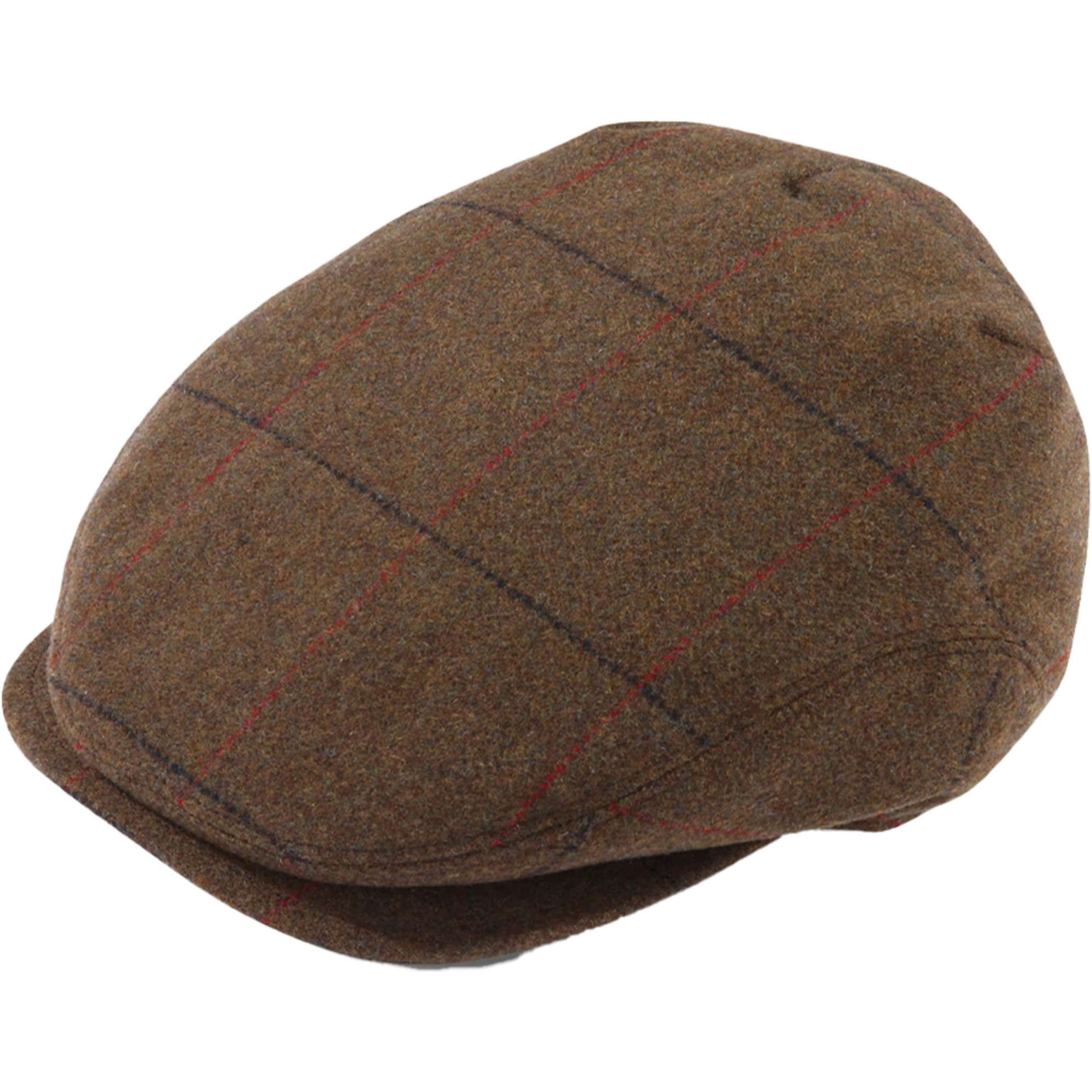 Alan Paine Mens Combrook Tweed Flat Cap COMGCAP - Acorn